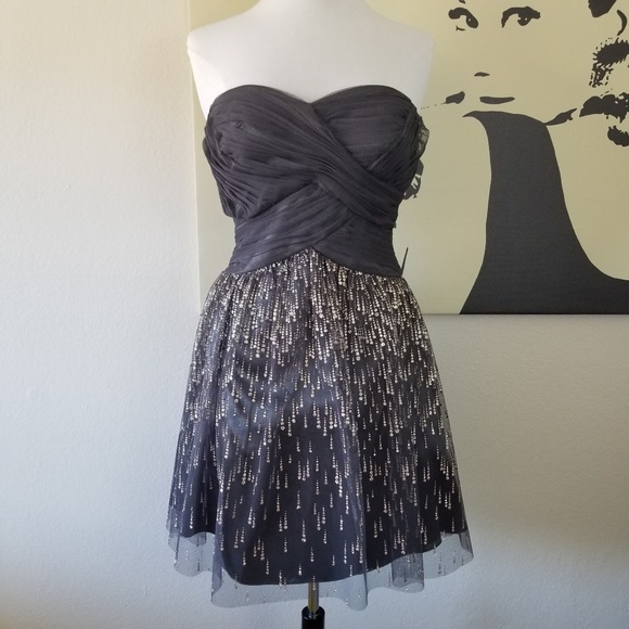Cache Dresses & Skirts - SOLD 💫 Cache Blue Strapless Dress 2 (NWOT)
